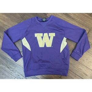 Washington Huskies Colosseum Long-sleeve Crew Neck Top‎ Size Small
